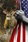 Patriotic Deer Diamond Painting Kit for Adults & Beginners – 5D DIY Full Drill American Flag Diamond Art, 12x16 Inch, Home Wall Decor & Craft Gift (Deer)